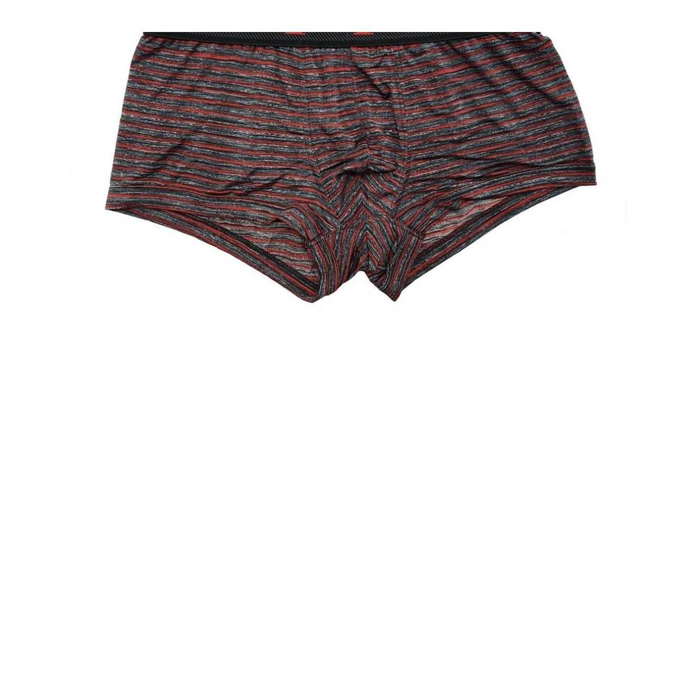NEW PAPI men's stripe trunk underwear in red